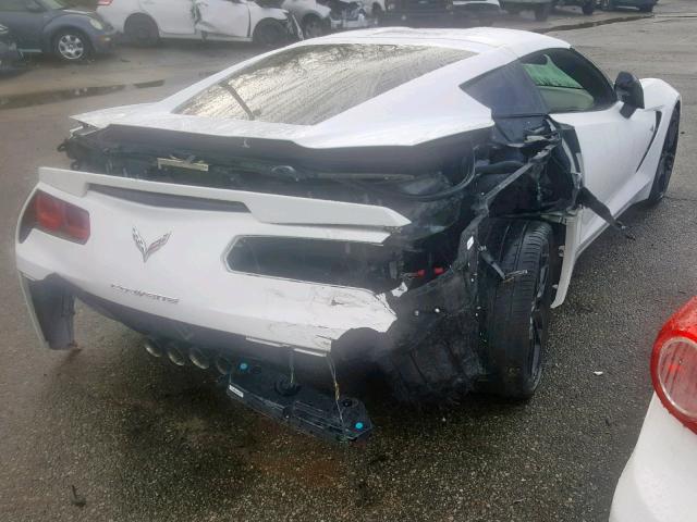 1G1YB2D70G5105384 - 2016 CHEVROLET CORVETTE S WHITE photo 4