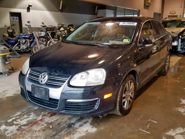 3VWRF71K46M795684 - 2006 VOLKSWAGEN JETTA 2.5 BLACK photo 2