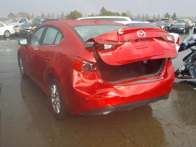 JM1BM1V71F1253372 - 2015 MAZDA 3 TOURING RED photo 3