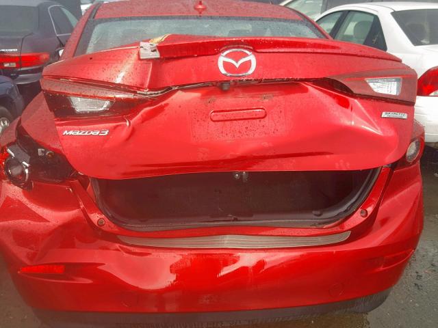 JM1BM1V71F1253372 - 2015 MAZDA 3 TOURING RED photo 9