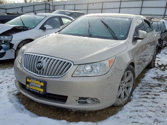 1G4GC5ED3BF137864 - 2011 BUICK LACROSSE C GOLD photo 2