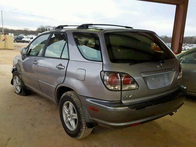 JTJGF10UX10094196 - 2001 LEXUS RX 300 SILVER photo 3