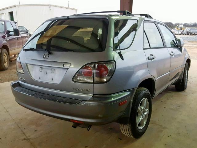 JTJGF10UX10094196 - 2001 LEXUS RX 300 SILVER photo 4