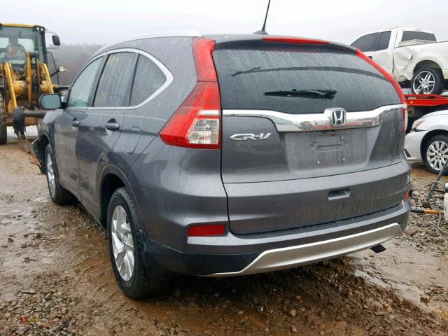 2HKRM3H79GH536506 - 2016 HONDA CR-V EXL GRAY photo 3