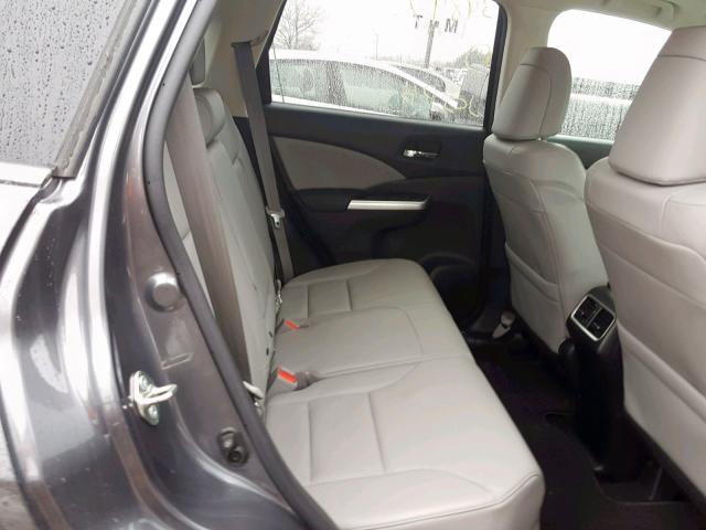 2HKRM3H79GH536506 - 2016 HONDA CR-V EXL GRAY photo 6