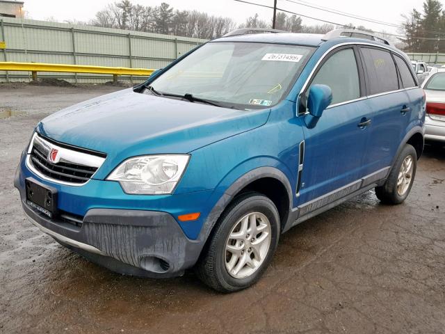 3GSCL33P49S550858 - 2009 SATURN VUE XE BLUE photo 2