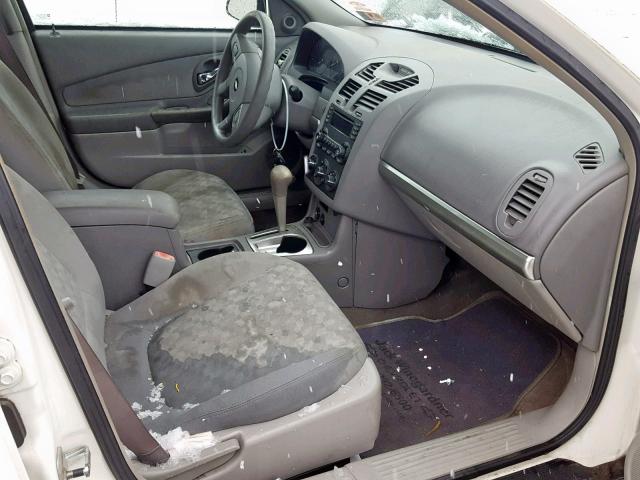 1G1ZT628X5F101788 - 2005 CHEVROLET MALIBU MAX WHITE photo 5