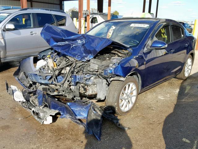 JM1BL1W57C1521806 - 2012 MAZDA 3 S BLUE photo 2