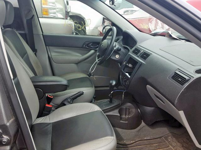 1FAHP34N27W361006 - 2007 FORD FOCUS ZX4 GRAY photo 5