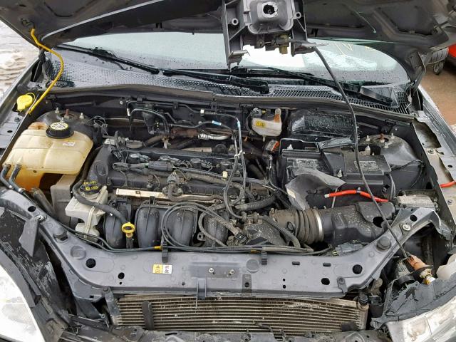 1FAHP34N27W361006 - 2007 FORD FOCUS ZX4 GRAY photo 7