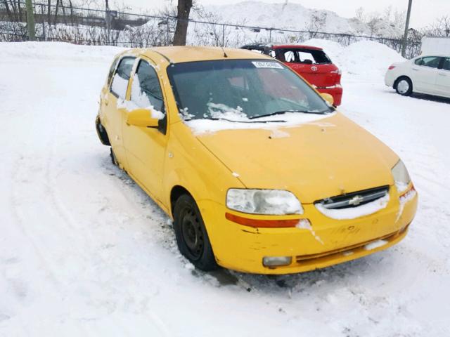 KL1TG626X5B362904 - 2005 CHEVROLET AVEO LT YELLOW photo 1