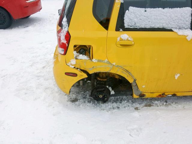 KL1TG626X5B362904 - 2005 CHEVROLET AVEO LT YELLOW photo 9