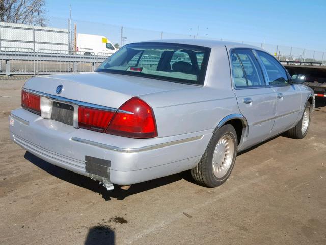 2MEFM75W2XX724447 - 1999 MERCURY GRAND MARQ SILVER photo 4