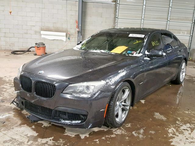 WBAKC8C56BC433262 - 2011 BMW 750 LXI CHARCOAL photo 2