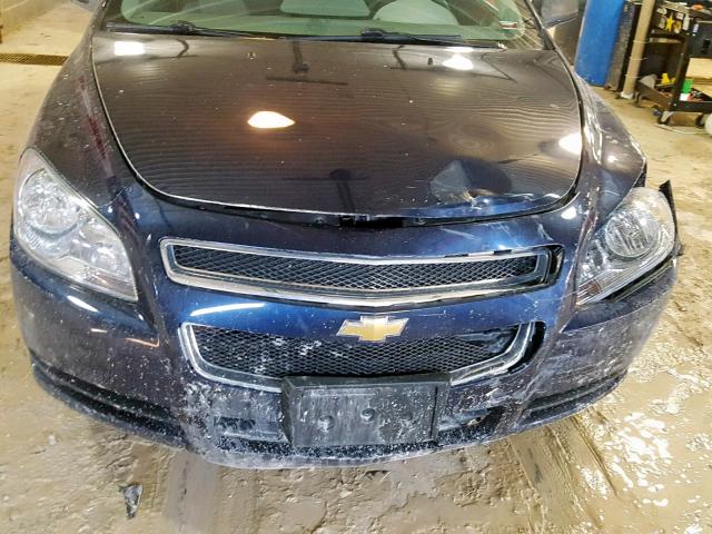 1G1ZB5EB1AF111530 - 2010 CHEVROLET MALIBU LS BLUE photo 9