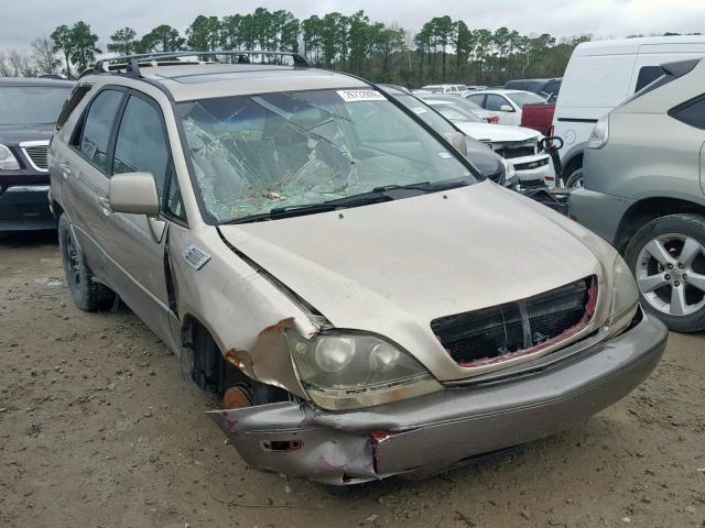 JT6GF10U6X0036332 - 1999 LEXUS RX 300 GOLD photo 1