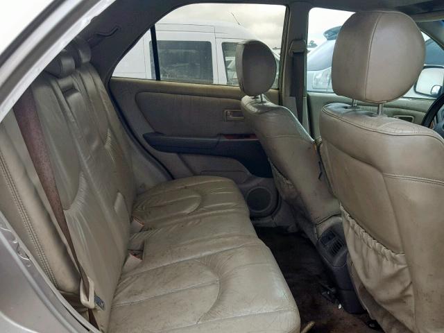 JT6GF10U6X0036332 - 1999 LEXUS RX 300 GOLD photo 6