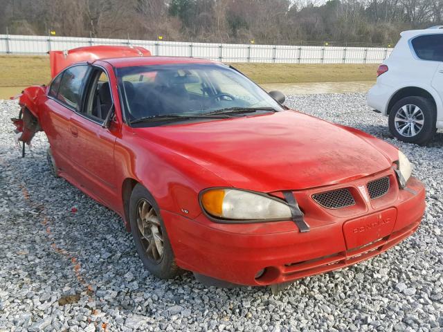 1G2NF52E13C135084 - 2003 PONTIAC GRAND AM S RED photo 1