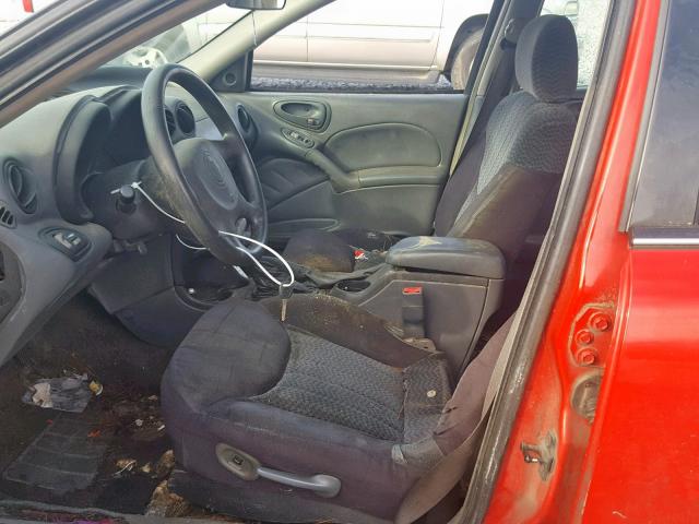 1G2NF52E13C135084 - 2003 PONTIAC GRAND AM S RED photo 5