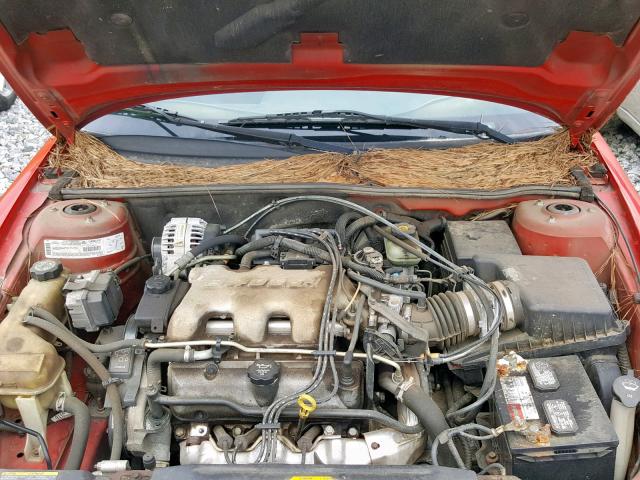 1G2NF52E13C135084 - 2003 PONTIAC GRAND AM S RED photo 7