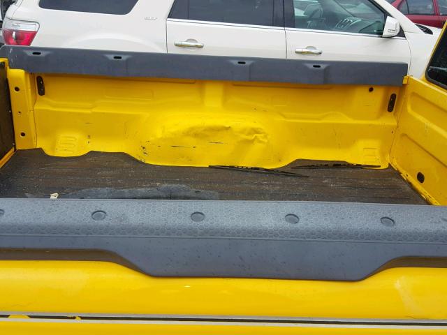 1FTYR10U62PA72266 - 2002 FORD RANGER YELLOW photo 6