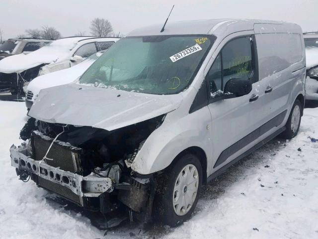 NM0LE7E73E1160420 - 2014 FORD TRANSIT CO SILVER photo 2