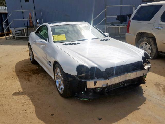 WDBSK71F77F129325 - 2007 MERCEDES-BENZ SL 550 WHITE photo 1