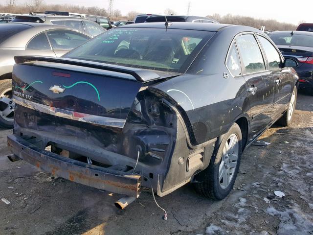 2G1WU58R879413338 - 2007 CHEVROLET IMPALA LTZ BLACK photo 4