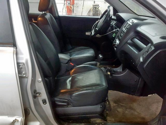 KNDJE723087466620 - 2008 KIA SPORTAGE E SILVER photo 5