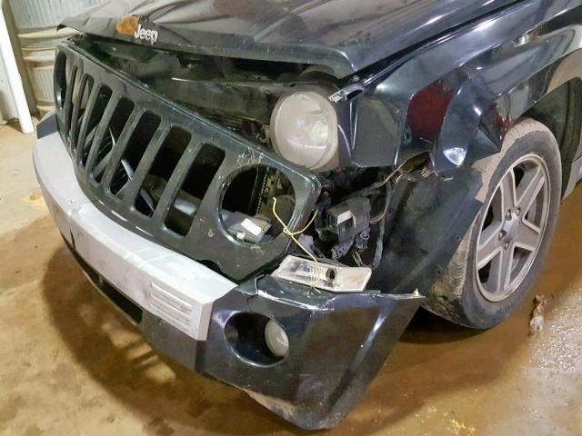 1J8FF48W38D710628 - 2008 JEEP PATRIOT LI BLACK photo 9