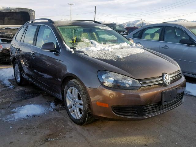 3VWPL7AJ6DM666348 - 2013 VOLKSWAGEN JETTA TDI BROWN photo 1