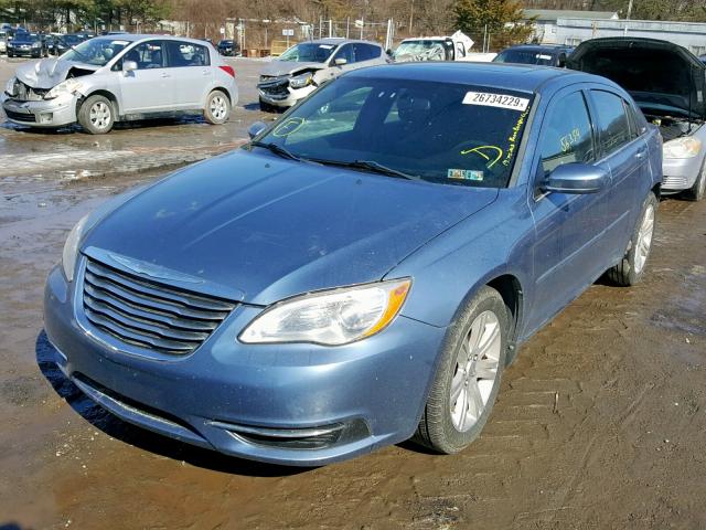 1C3BC1FG0BN553316 - 2011 CHRYSLER 200 TOURIN BLUE photo 2