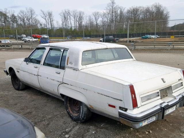 1G3AX69Y3BM181330 - 1981 OLDSMOBILE 98 REGENCY WHITE photo 3