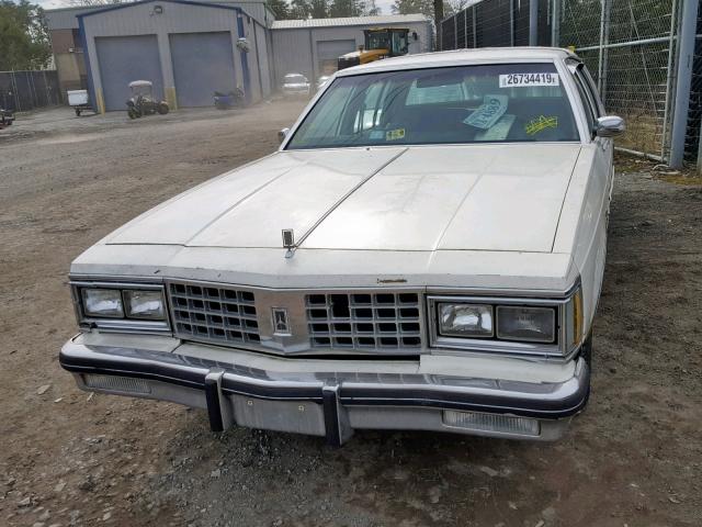 1G3AX69Y3BM181330 - 1981 OLDSMOBILE 98 REGENCY WHITE photo 9