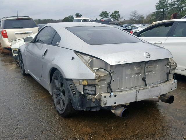 JN1AZ34D53T116809 - 2003 NISSAN 350Z COUPE SILVER photo 3