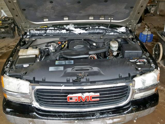 1GKEK13V63J283309 - 2003 GMC YUKON BLACK photo 7