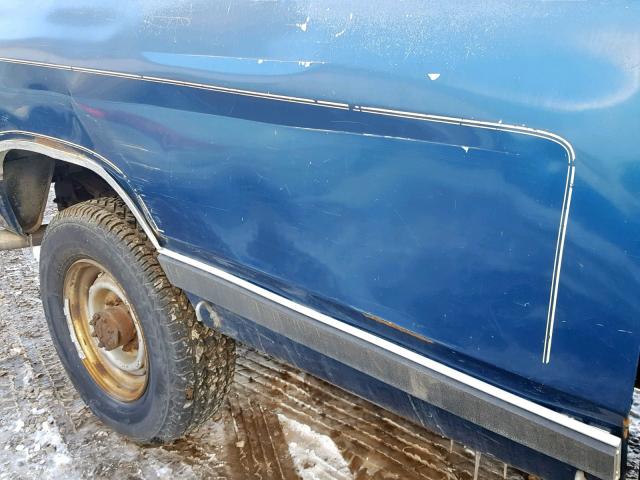 1B7KM36Z0KS087183 - 1989 DODGE W-SERIES W BLUE photo 9