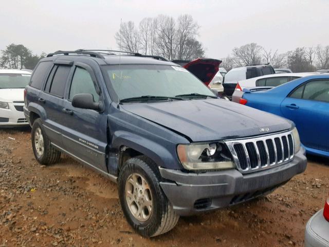 1J4GW48S02C293808 - 2002 JEEP GRAND CHER BLUE photo 1