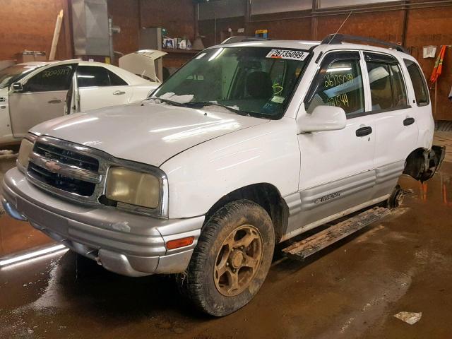 2CNBJ634816941160 - 2001 CHEVROLET TRACKER LT TWO TONE photo 2