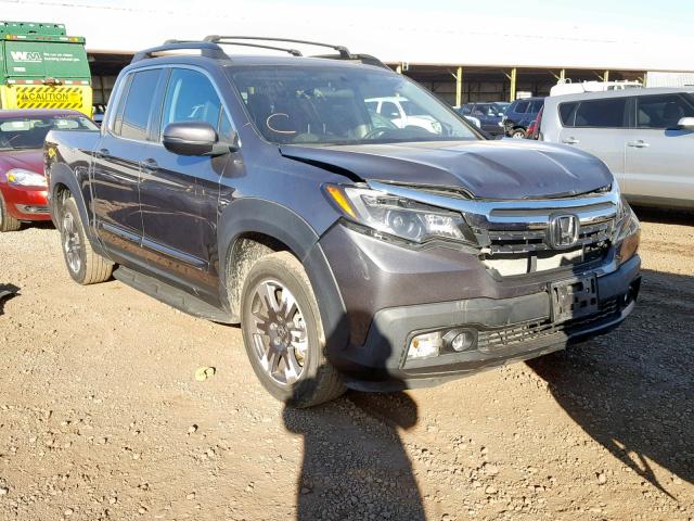 5FPYK2F57HB001825 - 2017 HONDA RIDGELINE CHARCOAL photo 1