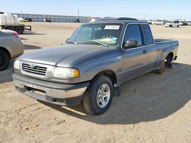 4F4YR16C6XTM07210 - 1999 MAZDA B2500 CAB GRAY photo 2