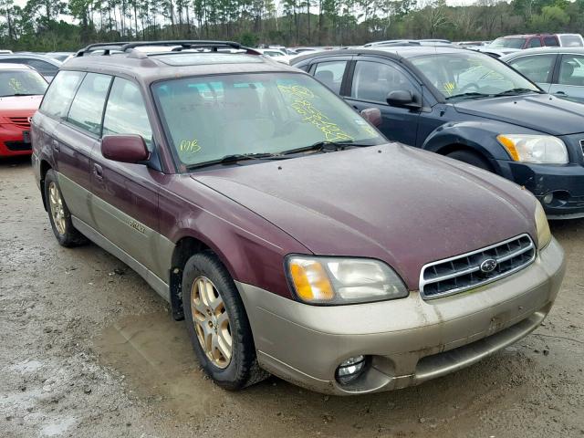 4S3BH686XY7651796 - 2000 SUBARU LEGACY OUT MAROON photo 1