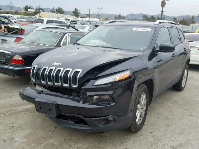 1C4PJLCSXFW516575 - 2015 JEEP CHEROKEE L BLACK photo 2