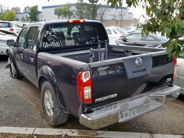 1N6AD07U08C405784 - 2008 NISSAN FRONTIER C BLACK photo 3