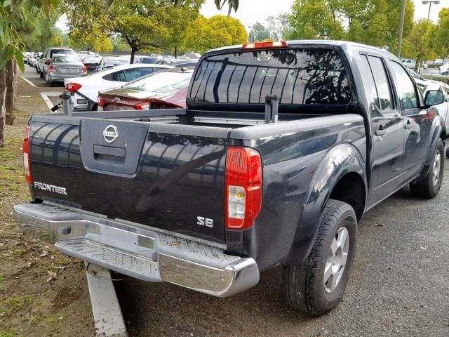 1N6AD07U08C405784 - 2008 NISSAN FRONTIER C BLACK photo 4