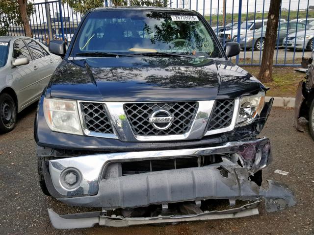 1N6AD07U08C405784 - 2008 NISSAN FRONTIER C BLACK photo 9