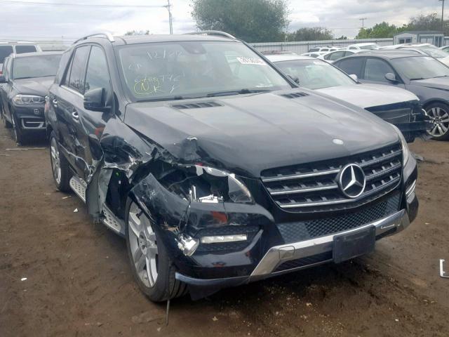 4JGDA5HB5CA045771 - 2012 MERCEDES-BENZ ML 350 4MA BLACK photo 1