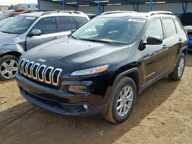 1C4PJMCB7HW584471 - 2017 JEEP CHEROKEE L BLACK photo 2