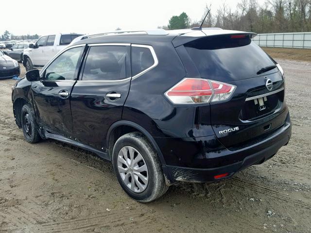 JN8AT2MT0GW016013 - 2016 NISSAN ROGUE S BLACK photo 3