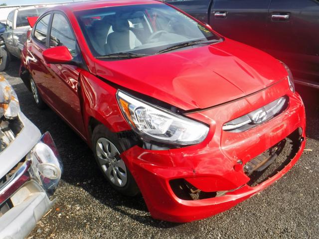 KMHCT4AE2GU065193 - 2016 HYUNDAI ACCENT SE RED photo 1